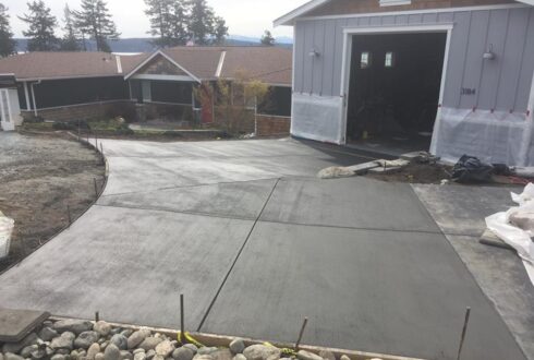 concrete drive way