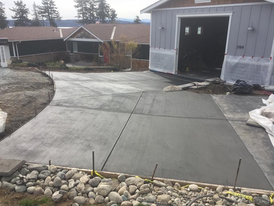 concrete drive way