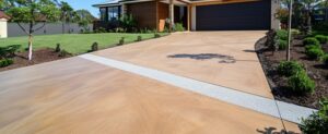 concrete driveway project